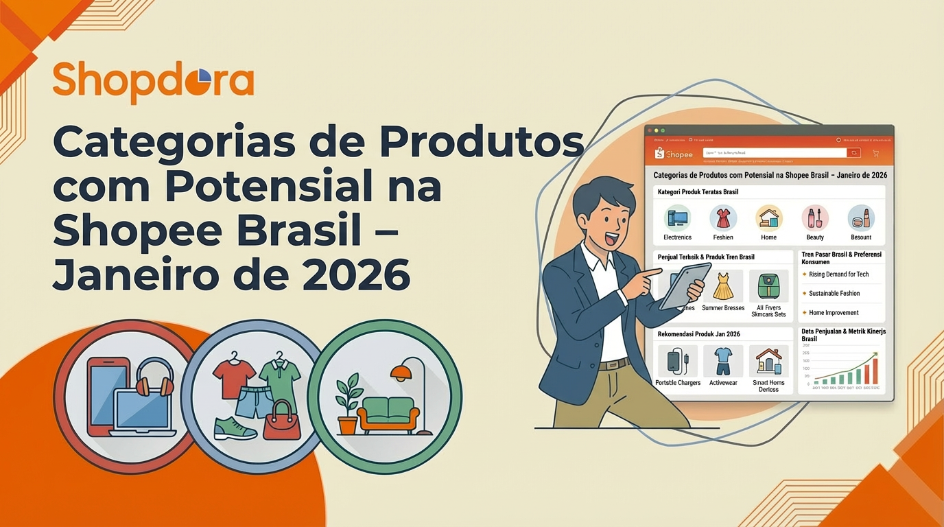 Categorias de Produtos com Potencial na Shopee Brasil – Janeiro de 2026