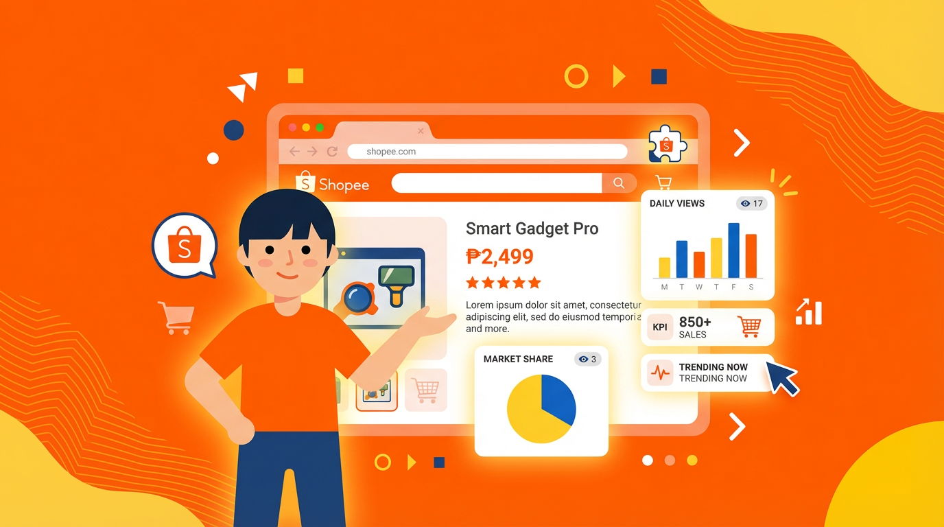 Shopee Product Page Data Overlays