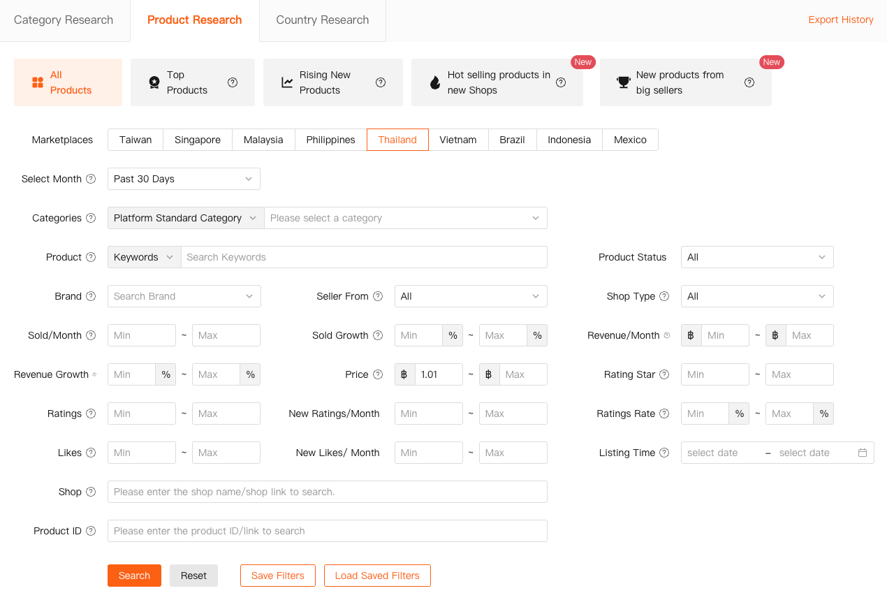Shopdora - Product Research