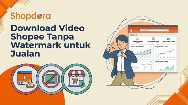 Download Video Shopee Tanpa Watermark (Gratis, Tanpa Aplikasi)