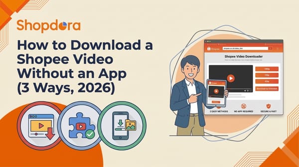 How to Download a Shopee Video Without an App (3 Ways, 2026)