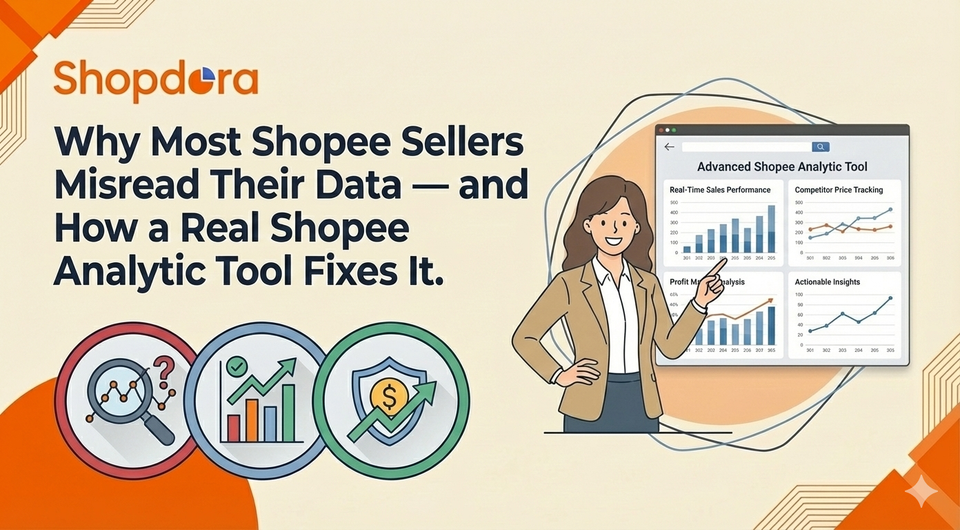 Why Most Shopee Sellers Misread Their Data — and How a Real Shopee Analytic Tool Fixes It