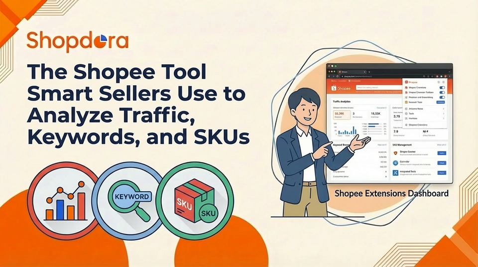 The Shopee Tool Smart Sellers Use to Analyze Traffic, Keywords, and SKUs