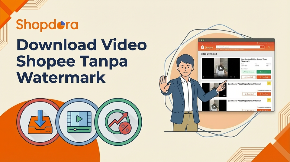 Download Video Shopee Tanpa Watermark: Cara Seller Mengambil Konten Produk dengan Aman dan Efisien