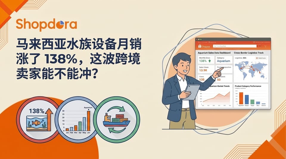马来西亚水族设备月销涨了 138%，这波跨境卖家能不能冲？